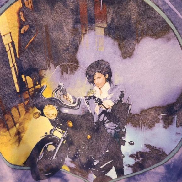 Prince Purple Rain T-shirt Medium Tie Dye- Prince Estates Official - Picture 3 of 4